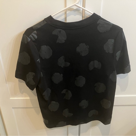 COS women’s splotch print t shirt black medium - Picture 2 of 3